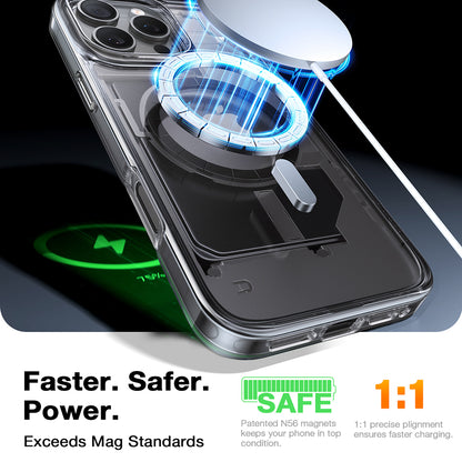 Custodia MagSafe per Apple iPhone 16 Pro Max, Torras, Diamond, trasparente