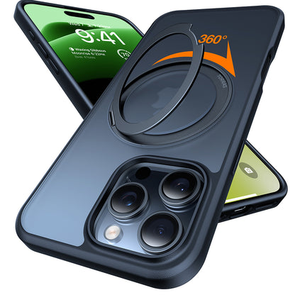 Custodia MagSafe per Apple iPhone 16 Pro Max, Torras, Ostand Pro, Nera