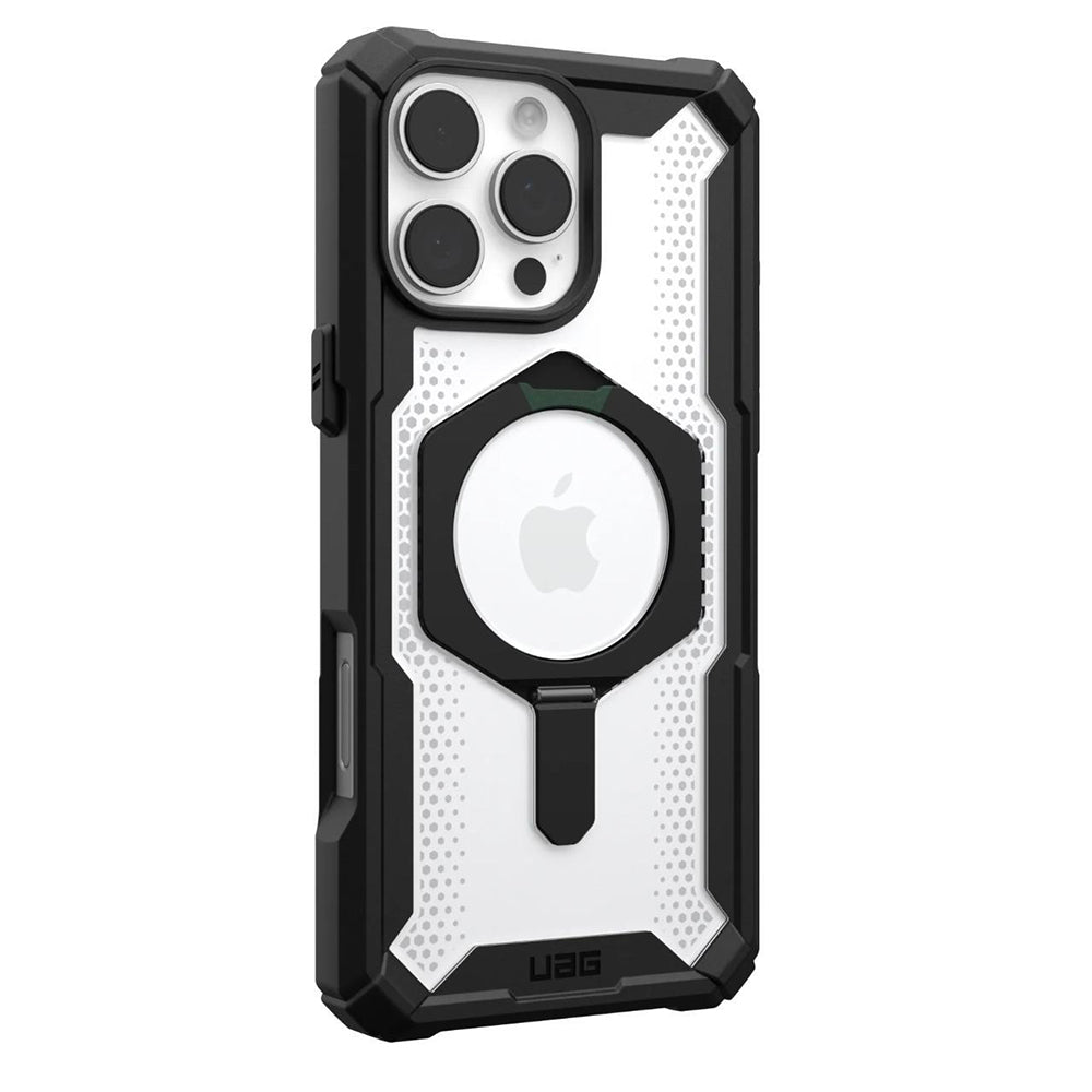 Custodia MagSafe per Apple iPhone 16 Pro Max, Urban Armor Gear, Plasma XTE, Nera Trasparente