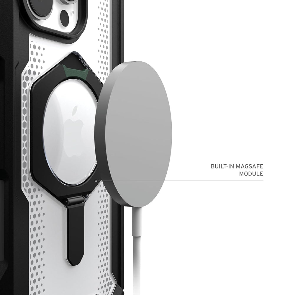 Custodia MagSafe per Apple iPhone 16 Pro Max, Urban Armor Gear, Plasma XTE, Nera Trasparente