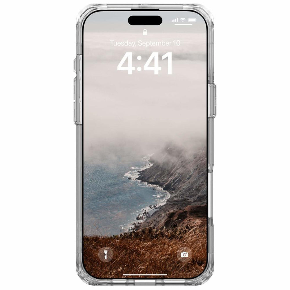 Custodia MagSafe per Apple iPhone 16 Pro Max, Urban Armor Gear, Plyo XTE, Nero Trasparente