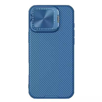 Custodia MagSafe per Apple iPhone 16 Pro, Nillkin, CamShield Prop, Blu
