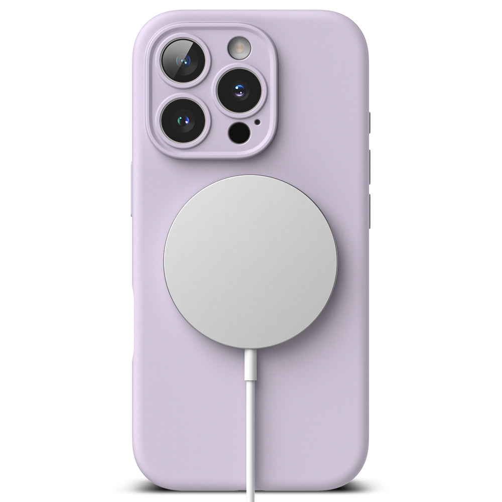 Custodia MagSafe per Apple iPhone 16 Pro, Ringke, Silicone, Viola