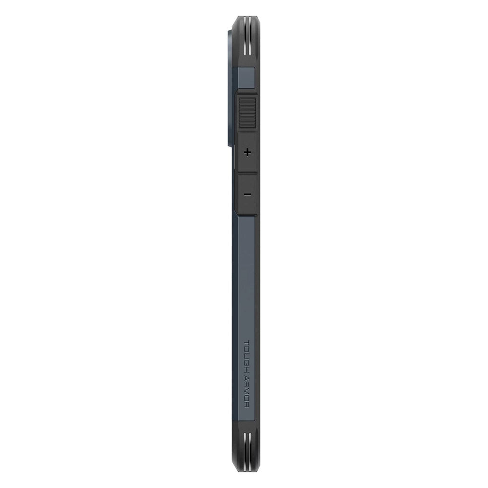 Custodia MagSafe per Apple iPhone 16 Pro, Spigen, Tough Armor, Blu ACS08147