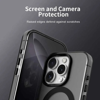 MagSafe Case for Apple iPhone 16 Pro, Techsuit, CandyCase, Black