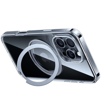 Custodia MagSafe per Apple iPhone 16 Pro, Torras, Ostand Pro, Trasparente
