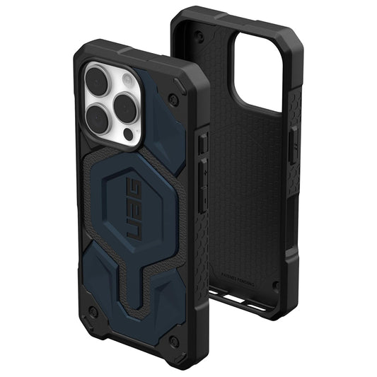 Custodia MagSafe per Apple iPhone 16 Pro, Urban Armor Gear, Monarch Pro, Blu Navy