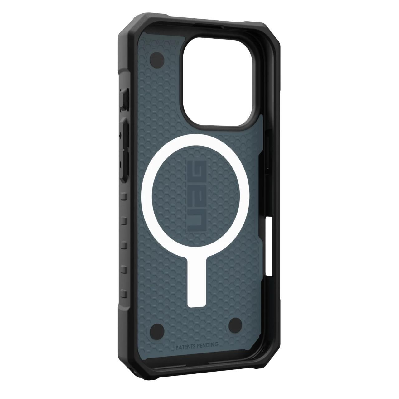 Custodia MagSafe per Apple iPhone 16 Pro, Urban Armor Gear, Pathfinder, Blu