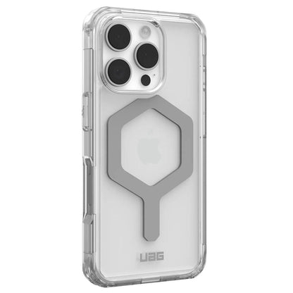 Custodia MagSafe per Apple iPhone 16 Pro, Urban Armor Gear, Plyo, Trasparente