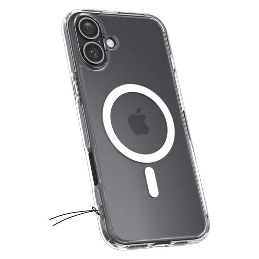 Custodia MagSafe per Apple iPhone 16, Spigen, Ultra Hybrid, Bianca ACS08205