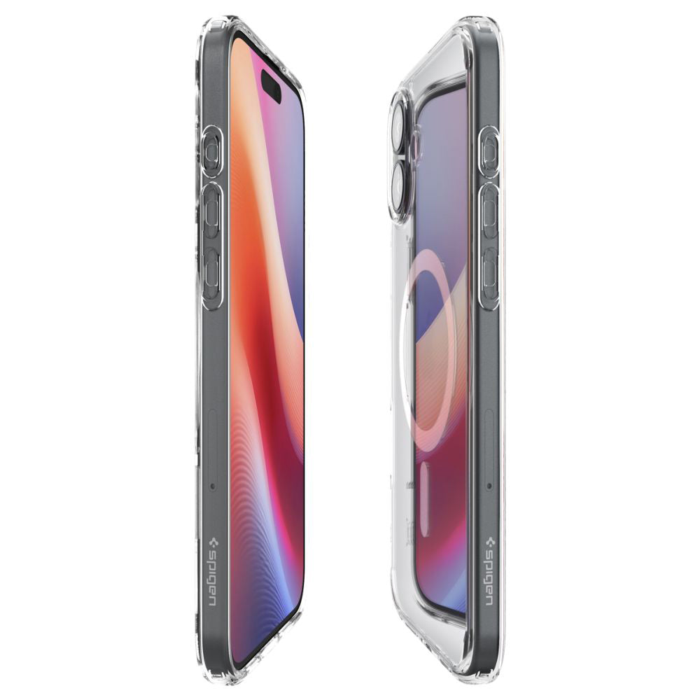 Custodia MagSafe per Apple iPhone 16, Spigen, Ultra Hybrid, Bianca ACS08205