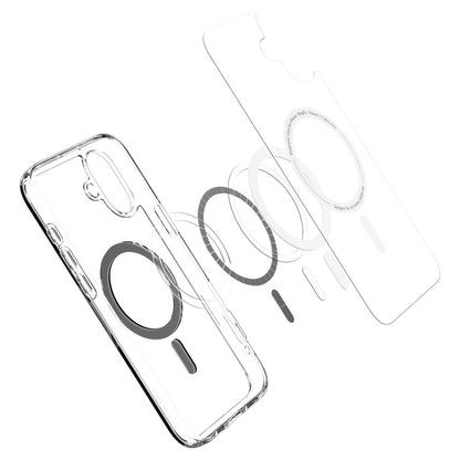 MagSafe Case for Apple iPhone 16, Spigen, Ultra Hybrid, Black ACS08206