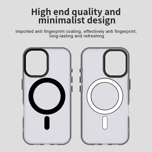 Custodia MagSafe per Apple iPhone 16, Techsuit, CandyCase, Nera