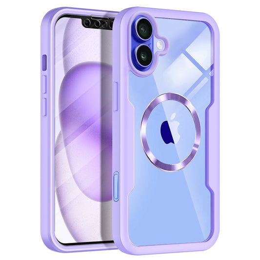 Custodia MagSafe per Apple iPhone 16, Techsuit, ColorVerse 360, Viola