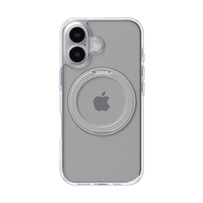 Custodia MagSafe per Apple iPhone 16, Torras, Ostand Pro, Trasparente