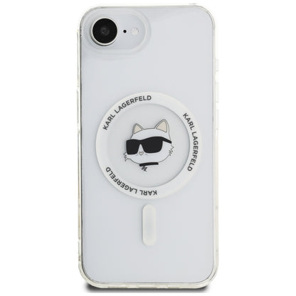 Custodia MagSafe per Apple iPhone 16e, Karl Lagerfeld, IML Choupette's Head, Bianca