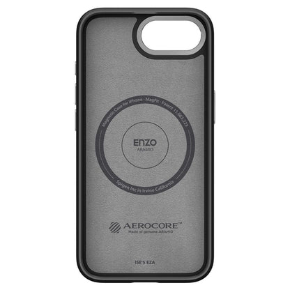 Custodia MagSafe per Apple iPhone 17e / 16e, Spigen, Enzo Aramid, Nera Opaca