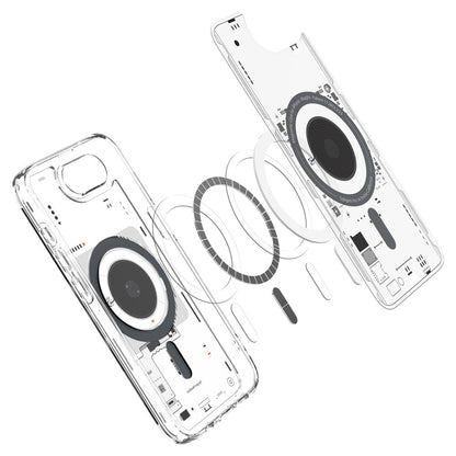 Custodia MagSafe per Apple iPhone 17e / 16e, Spigen, Ultra Hybrid Neo One, Trasparente