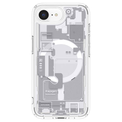 Custodia MagSafe per Apple iPhone 17e / 16e, Spigen, Ultra Hybrid Zero One, Bianca