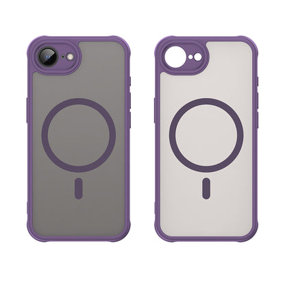 Custodia MagSafe per Apple iPhone 17e / 16e, Techsuit, HaloFrost II, Viola