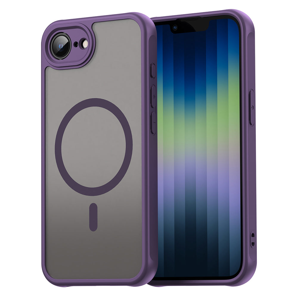 Custodia MagSafe per Apple iPhone 17e / 16e, Techsuit, HaloFrost II, Viola