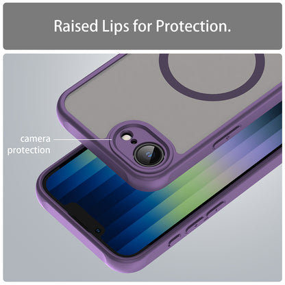 Custodia MagSafe per Apple iPhone 17e / 16e, Techsuit, HaloFrost II, Viola