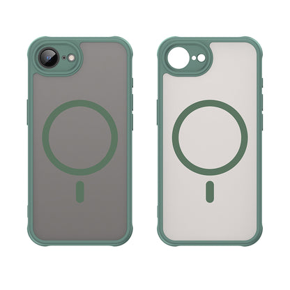 Custodia MagSafe per Apple iPhone 17e / 16e, Techsuit, HaloFrost II, Verde