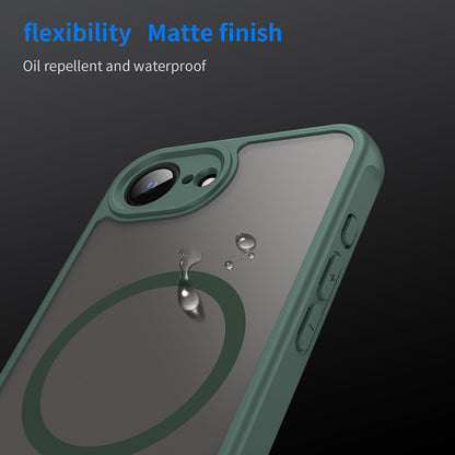 Custodia MagSafe per Apple iPhone 17e / 16e, Techsuit, HaloFrost II, Verde