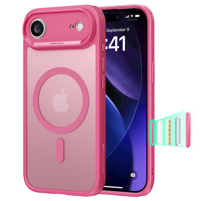 Custodia MagSafe per Apple iPhone 17 Air, ESR, Classic Hybrid, Rosa Satinato
