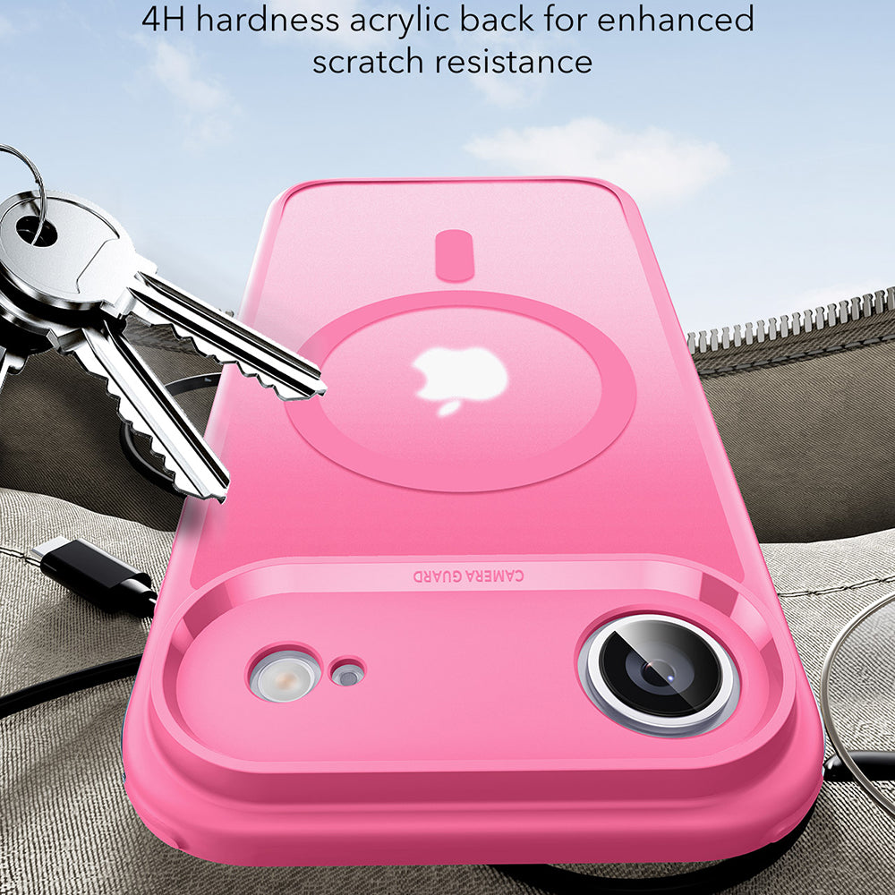 Custodia MagSafe per Apple iPhone 17 Air, ESR, Classic Hybrid, Rosa Satinato