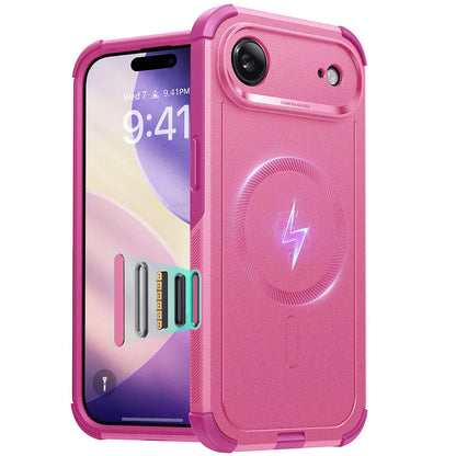 Custodia MagSafe per Apple iPhone 17 Air, ESR, Cyber, Rosa