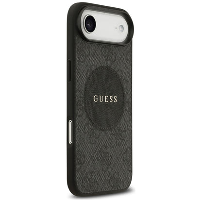 Custodia MagSafe per Apple iPhone 17 Air, Guess, 4G Circle Classic Logo, Nera