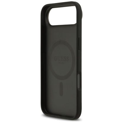 Custodia MagSafe per Apple iPhone 17 Air, Guess, 4G Circle Classic Logo, Nera
