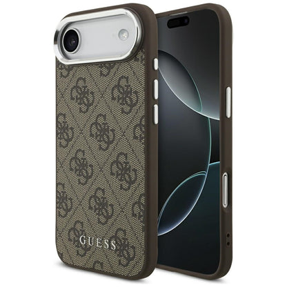 Custodia MagSafe per Apple iPhone 17 Air, Guess, 4G Classic Logo, Marrone