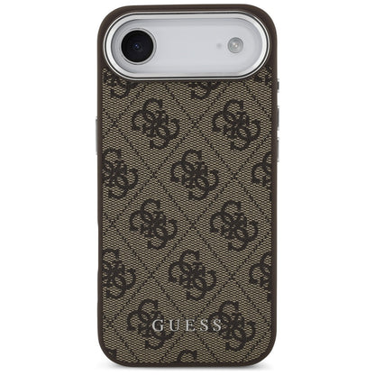 Custodia MagSafe per Apple iPhone 17 Air, Guess, 4G Classic Logo, Marrone