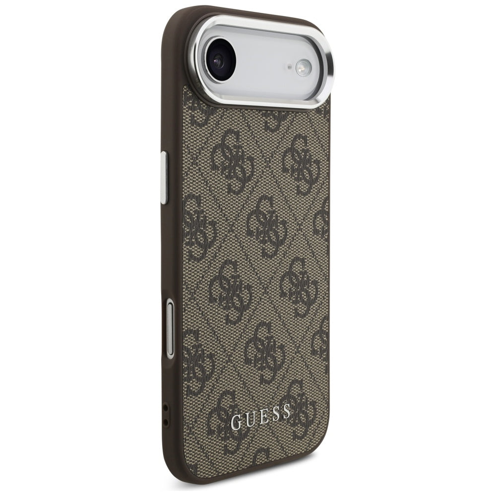 Custodia MagSafe per Apple iPhone 17 Air, Guess, 4G Classic Logo, Marrone