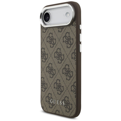 Custodia MagSafe per Apple iPhone 17 Air, Guess, 4G Classic Logo, Marrone