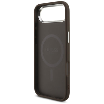Custodia MagSafe per Apple iPhone 17 Air, Guess, 4G Classic Logo, Marrone
