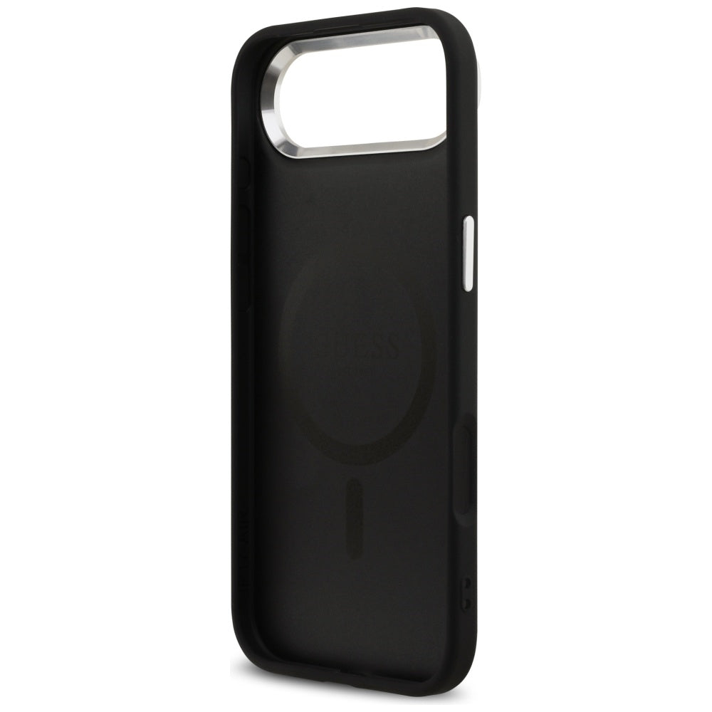 Custodia MagSafe per Apple iPhone 17 Air, Guess, 4G Classic Logo, Nera