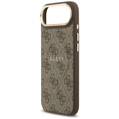 Custodia MagSafe per Apple iPhone 17 Air, Guess, 4G Classic, Marrone