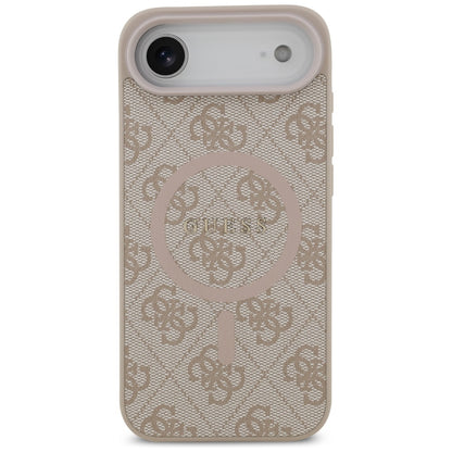 Custodia MagSafe per Apple iPhone 17 Air, Guess, 4G Ring Classic Logo, Rosa