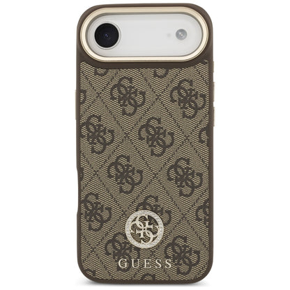 Custodia MagSafe per Apple iPhone 17 Air, Guess, 4G Strass Logo, Marrone