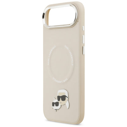 Custodia MagSafe per Apple iPhone 17 Air, Karl Lagerfeld, Karl & Choupette Pins, Beige