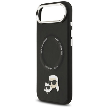 Custodia MagSafe per Apple iPhone 17 Air, Karl Lagerfeld, Karl & Choupette Pins, Nera