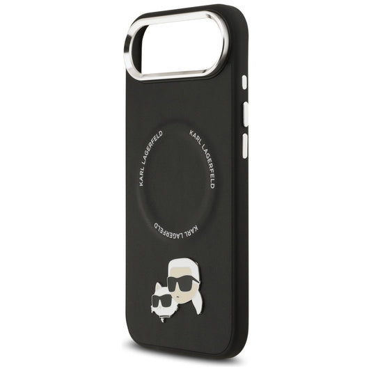 Custodia MagSafe per Apple iPhone 17 Air, Karl Lagerfeld, Karl & Choupette Pins, Nera