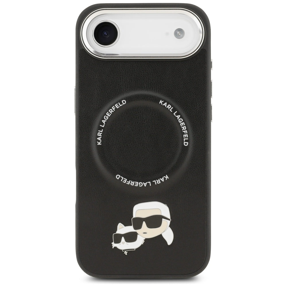 Custodia MagSafe per Apple iPhone 17 Air, Karl Lagerfeld, Karl & Choupette Pins, Nera