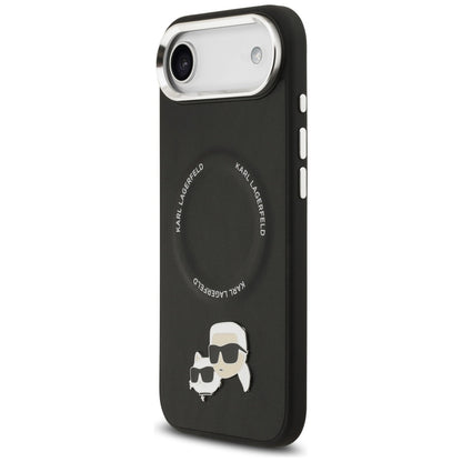 Custodia MagSafe per Apple iPhone 17 Air, Karl Lagerfeld, Karl & Choupette Pins, Nera