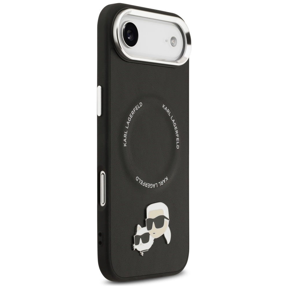 Custodia MagSafe per Apple iPhone 17 Air, Karl Lagerfeld, Karl & Choupette Pins, Nera