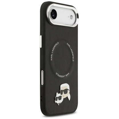 Custodia MagSafe per Apple iPhone 17 Air, Karl Lagerfeld, Karl & Choupette Pins, Nera