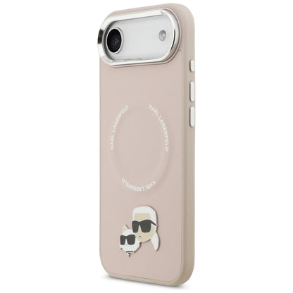 Custodia MagSafe per Apple iPhone 17 Air, Karl Lagerfeld, Karl & Choupette Pins, Rosa